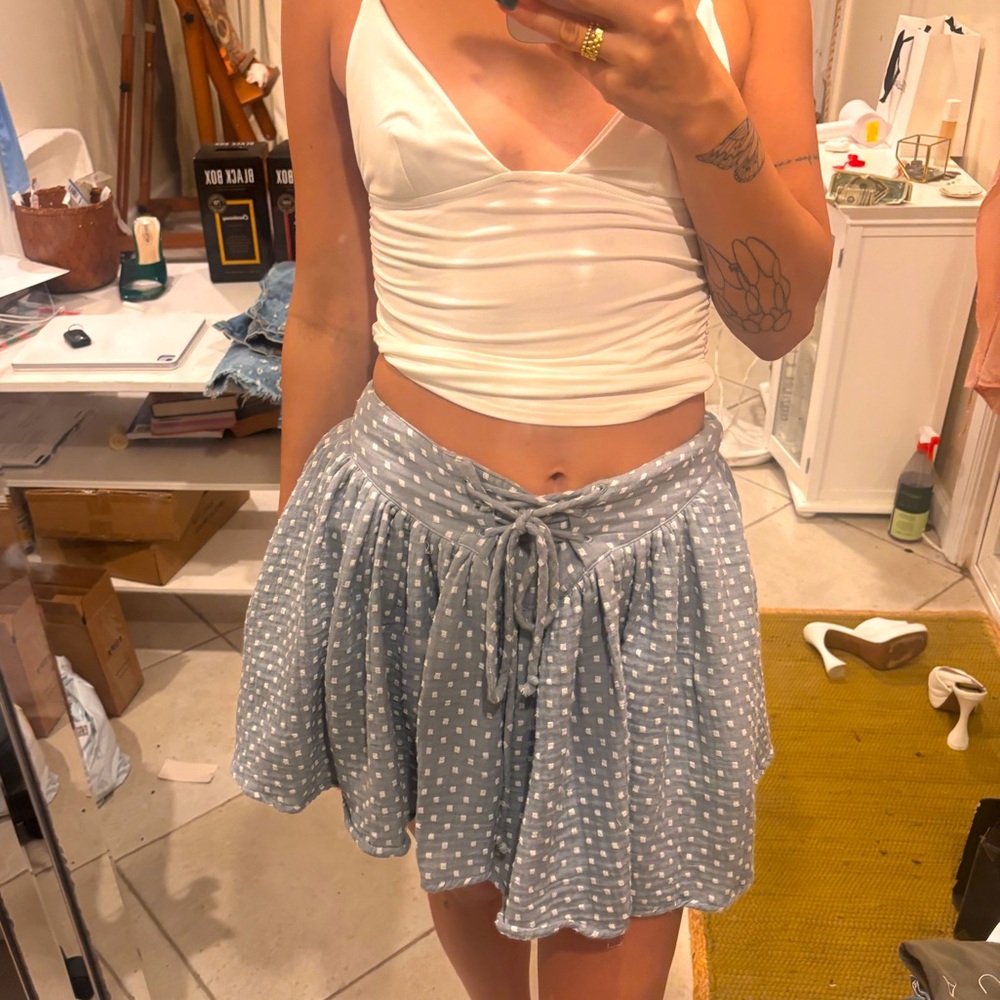 Cute comfy free people skort with pockets